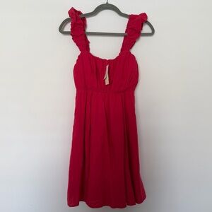 NWT Abercrombie pink sleeveless dress